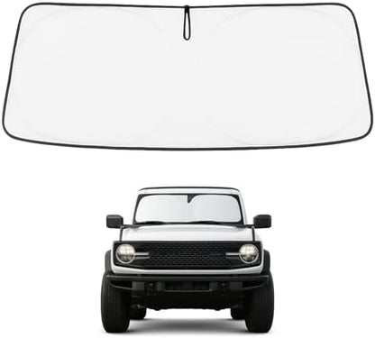 Proadsy Custom Fit 2021-2026 Ford Bronco Windshield Sun Shade, Blocks Heat by Proadsy