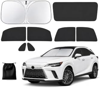 9PCS Car Window Shades for Lexus RX 2023-2024, Full Set Windshield Side Rear by Unknown