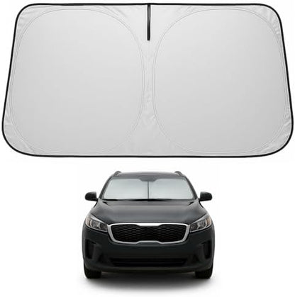 Proadsy Custom Fit 2015-2020 Kia Sorento Windshield Sun Shade, Blocks Heat by Proadsy