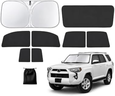 9PCS Car Window Shades for Toyota 4 Runner 2017-2024, Full Set Windshield Side by Unknown
