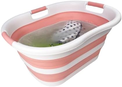 SAMMART 40L Set of 2 Collapsible Plastic Laundry Hamper - Image 7