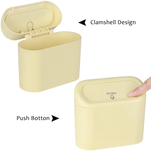 Accmor Car Trash Can, Portable Vehicle Trash Bin - Image 4