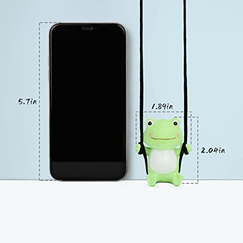 YGMONER Cute Swinging Frog Car Rear View Mirror Hanging Accessories Funny Car - Image 4