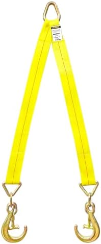 3" x 36" Tow Straps Recovery V Bridle Strap w/8" J Hooks T-J Hooks by SENKEYFE