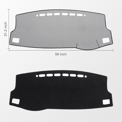 KUST Black Dash Cover for Toyota Corolla 2014-2017 2018 Left Hand Driving - Image 3