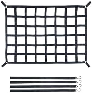 Cross Rail Roof Rack Trunk Rooftop Net Mesh Cargo Truck Trailer Dumpster Extend - Image 2