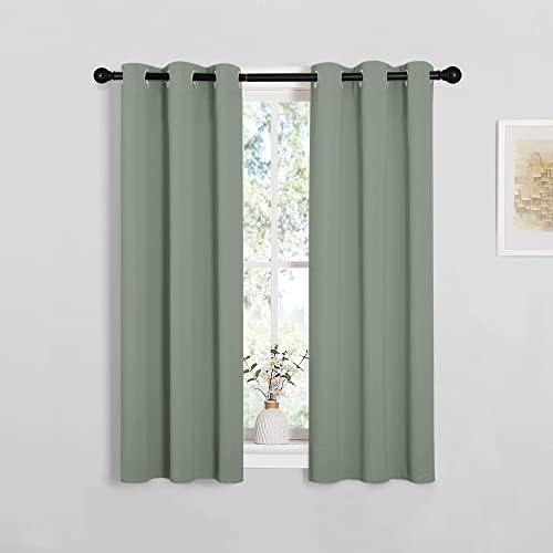 NICETOWN Bedroom Curtain Panels Blackout Draperies, 1 Pair, 29 by 40 inches by NICETOWN