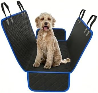 Active Pets Blue Standard Dog Car Hammock Back Seat Cover, Waterproof Backseat by ActivePets