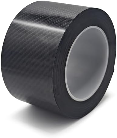 Car Door Sill Protector Tape, 2.76 in x 33 Ft Carbon Fiber Door Edge Guards by Unknown