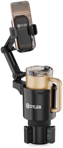 DYLEN Cup Holder Phone Holder for Car, 2 in 1 Cup Holder Phone Mount by DYLEN