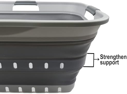 SAMMART 42L Collapsible Plastic Laundry Basket - Image 6