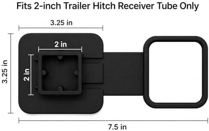 2" American Flag Hitch Cover - Image 5