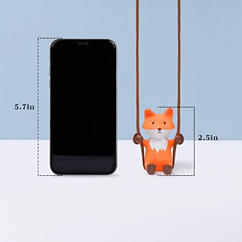 YGMONER Cute Swinging Fox Car Rear View Mirror Hanging Accessories Funny Car - Image 5