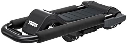 Thule Hull-a-Port XTR, Carry Up To 2 Kayaks, Folds Flat, Locks To Roof Rack - Image 4