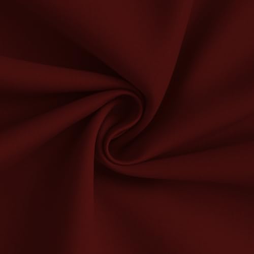 Yakamok Burgundy Red Blackout Curtains 84 Inches Long - Image 3