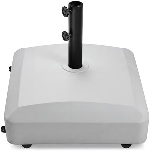 Best Choice Products 123lb Capacity Fillable Mobile Umbrella Base Heavy Duty by BestChoiceProducts