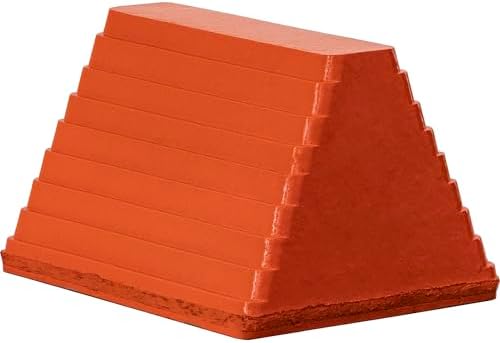 Buyers Products WC6810LP Heavy Duty Orange Rubber Wheel Chock - Image 4