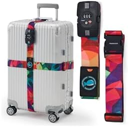 Travelkin Luggage Straps TSA Approved, Suitcase Straps by MoreThanTravel