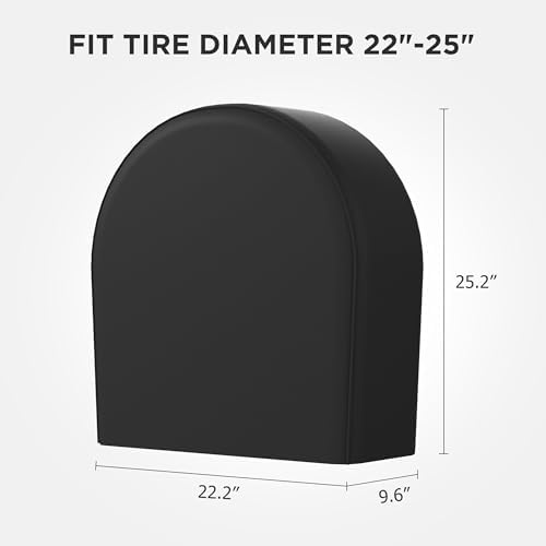 eletecpro RV Tire Covers, Fit 23-26 Inch Tire Diameters - Image 2