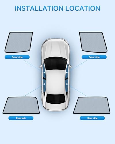 Car Window Shades for Mazda-CX-5, 4 Pack Car Window Cover for Baby Sun Shade - Image 2