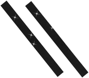 2PCS Bling Car Door Sill Protector, Shiny Crystal Rhinestone Door Edge Entry - Image 7