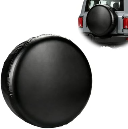 GLOBLELAND 30-32 inch Black Spare Tire Cover by GLOBLELAND