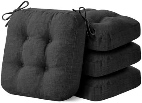 IASEAHK Memory Foam Dining Chair Cushions, 16.5"x16.5"x3.5" by IASEAHK