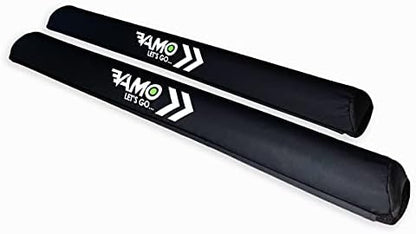 Vamo Black 30" Rack Pad for Surf Board, Canoe and SUP, Rack Pads by VAMOLetsGo