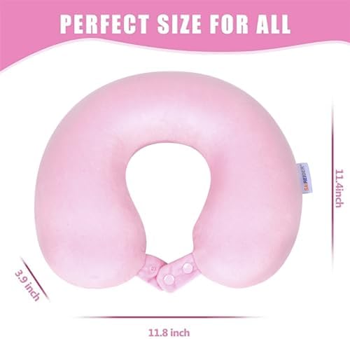 SAIREIDER Travel Neck Pillow 100% Pure Memory Foam Airplane Pillow - Image 6