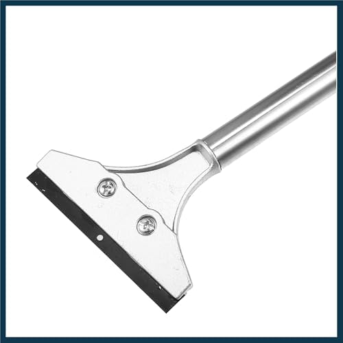 Black Plastic Coated Handle Metal Blade Car Cleaning Ice Snow Scraper - Image 3
