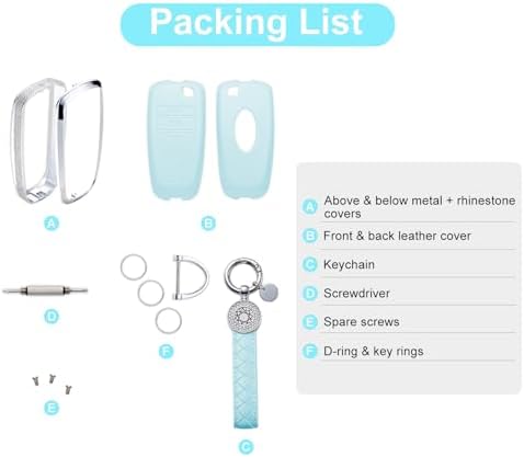 for Ford Key Fob Cover with Keychain - Image 7