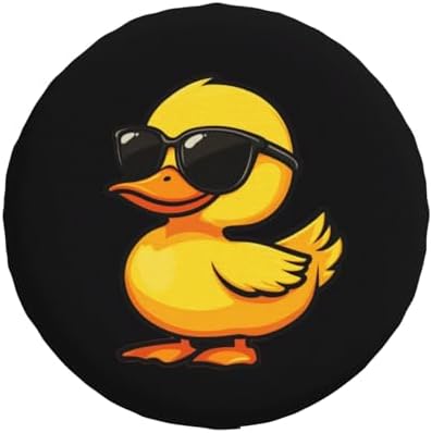 Funny Duck Spare Tire Cover Weatherproof Universal Wheel Protectors Cute Duck - Image 2