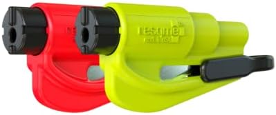 RESQME The Original Compact Emergency Keychain Car Escape Tool, Seatbelt Cutter by resqmeInc
