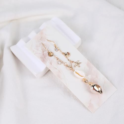 Seashell Tassel Car Charm, Rear View Mirror Pendant - Image 4