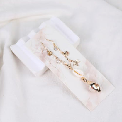 Seashell Tassel Car Charm, Rear View Mirror Pendant - Image 4