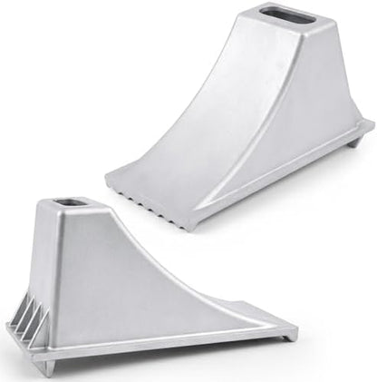 Aluminum Wheel Chock for Trucks & Trailers, 12.3 x 6.4 x 7 Inch by Outus