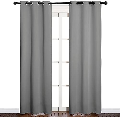 NICETOWN Bedroom Blackout Curtains, 2 Panels, 34 x 84-in - Image 2