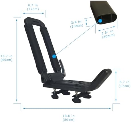 Folding Kayak Rack, Low Profile, Tool-Free Lock - Image 3