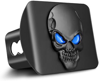 OGYE Metal Skull 3D Emblem Hitch Cover Fits 2" Receivers - Image 2