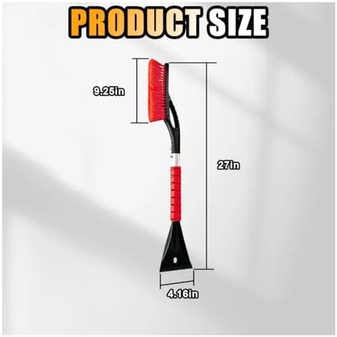 27" Snow Brush and Ice Scrapers - Image 2