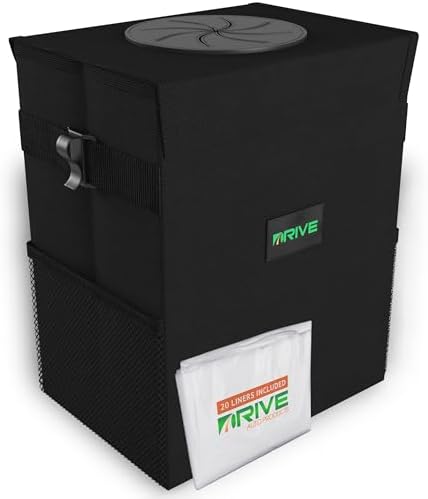 Drive - Car Trash Can - Collapsible, Leakproof Garbage Bin - Car & Truck by Drive