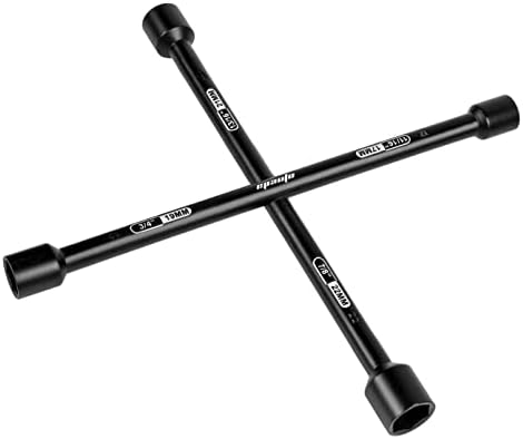 EPAuto 14" Heavy Duty Universal Lug Wrench, 4-Way Cross Wrench by EPAuto