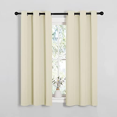 NICETOWN Room Darkening Window Curtain, 2 Panels, 34 x 54-in by NICETOWN