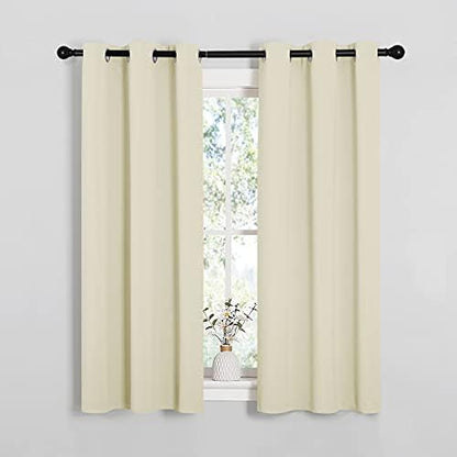 NICETOWN Room Darkening Window Curtain, 2 Panels, 34 x 54-in by NICETOWN