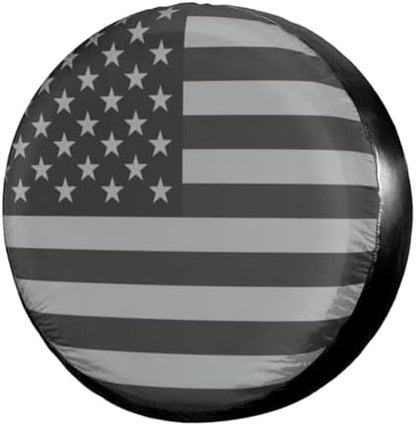 Spare Tire Cover for RV Trailer, 14 Inch Dustproof Leather Wheel Cover for Tire by Unknown
