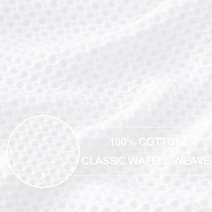 Homaxy 100% Cotton Waffle Weave Kitchen Dish Cloths 6-Pack - Image 2