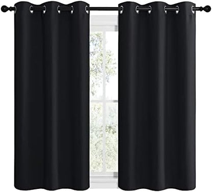 NICETOWN Blackout Draperies Window Curtain Panels, Autumn/Winter Thermal - Image 2
