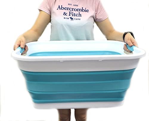 SAMMART Set of 2-41L Collapsible Plastic Laundry Basket-Pop Up Storage - Image 7