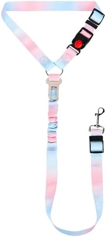 Dog Seat Belt Harness, 2-in-1 Tangle-Free Chew Proof by IMNEXT2U