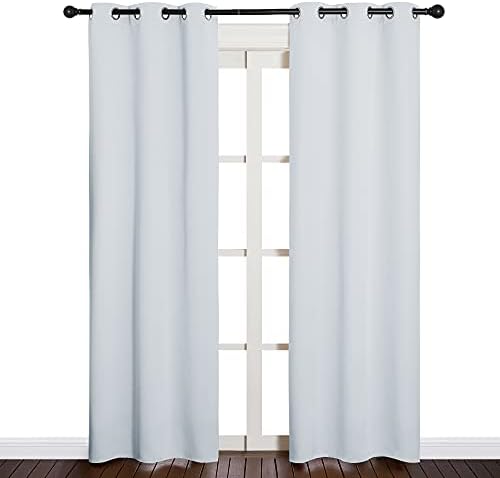 NICETOWN Room Darkening Curtains, 2 Panels, 34 by 84-inch by NICETOWN